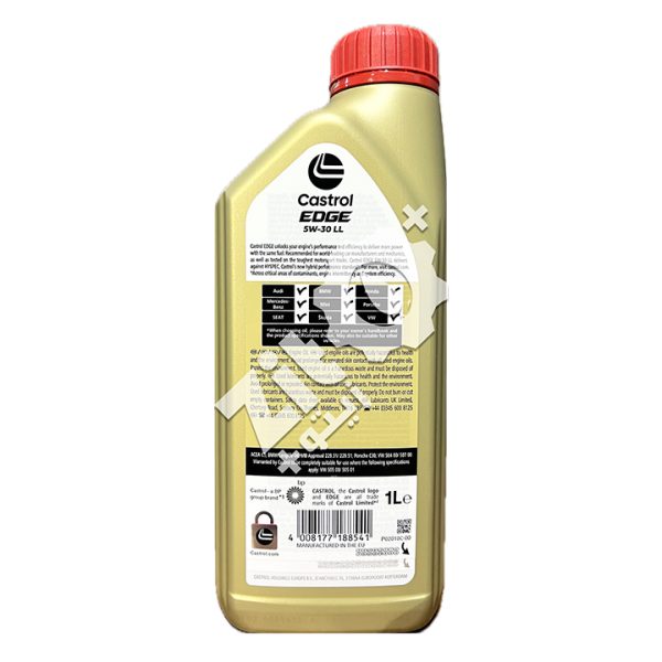 Castrol EDGE Longlife 5W30 LL 1L – Image 2