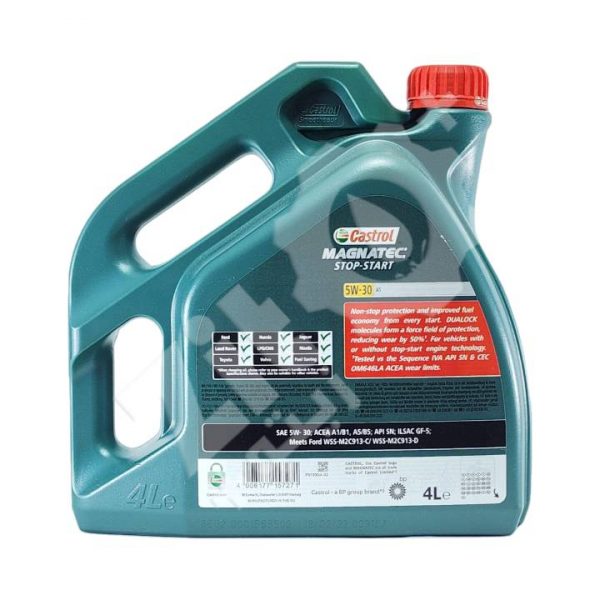 Castrol Magnatec Stop-Start 5W30 A5 4L – Image 3