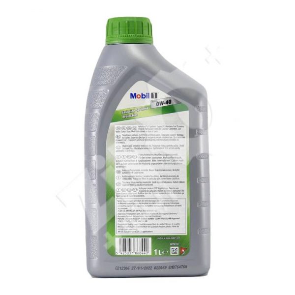 Mobil 1™ ESP X3 0W-40 1L – Image 2