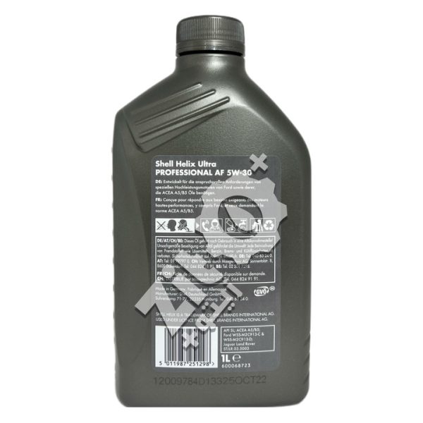 SHELL HELIX ULTRA PROFESSIONAL AF 5W-30 1L – Image 3
